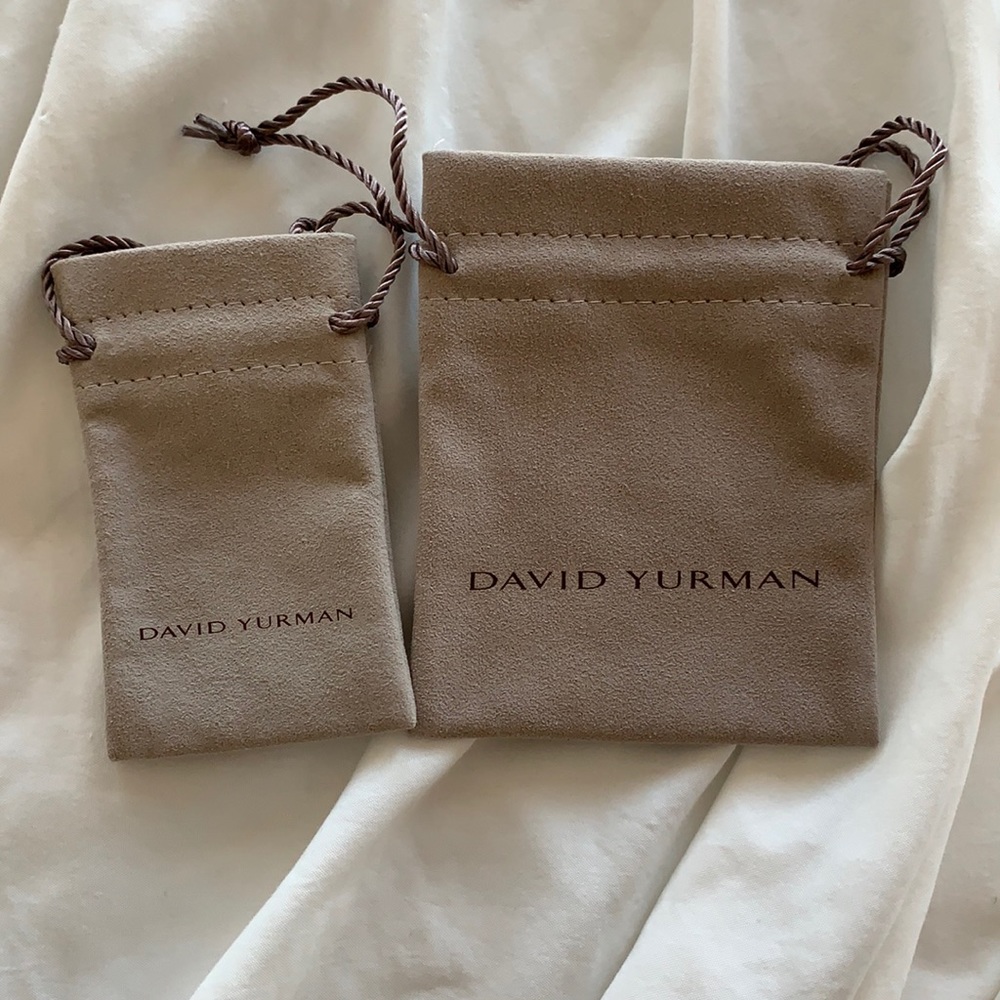 David Yurman jewelry pouches